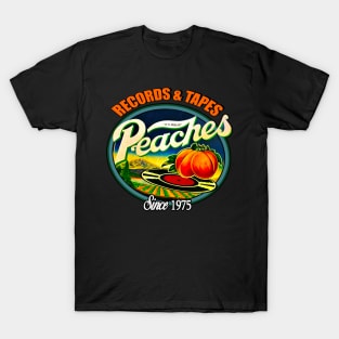 Peaches Records & Tapes // 70s Vintage T-Shirt